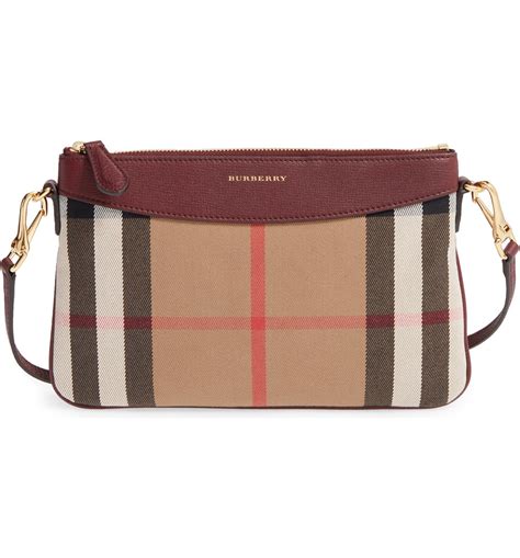 Burberry House Check Peyton Crossbody Bag 